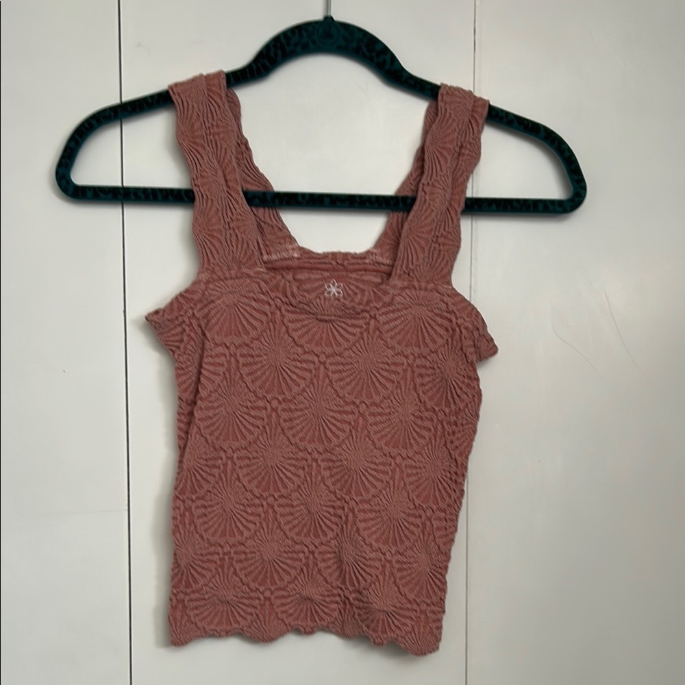 Elegant Mauve Textured Women's Top